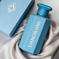 Flacon de parfum hexagonal vide en verre de designer avec pompe à sertir et capuchon personnalisé – Bouteille de parfum haut de gamme unique pour marque de luxe