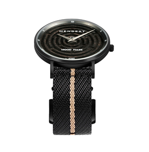316L in acciaio inox nero <span class=keywords><strong>mito</strong></span> labirinto gioco zaffiro cristallo impermeabile giappone quarzo Movt legno sportivo da uomo guarda la corda di canapa - Product Image 6