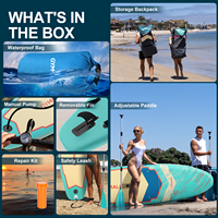 Planche de surf gonflable antidérapante pour fabricants, planche de paddle souple pour entraînement aquatique et fitness
