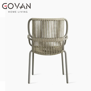 Modern Design Hotel Patio Outdoor <strong>Dining</strong> <strong>Chair</strong> for Garden Rope <strong>Weaving</strong> Garden Arm <strong>Chair</strong> <strong>Dining</strong> Outdoor <strong>Chair</strong> - Product Image 4