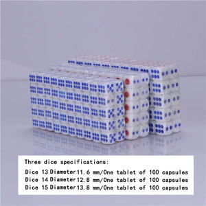 Vente directe, ensemble de dés de table de jeu de rôle de casino, gravure personnalisée, polyèdre d6, 12mm - Product Image 6