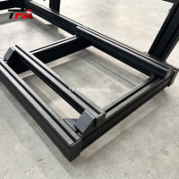 im 4040 4080 40120 S6063 T5, simulador de carenado lack Lack, perfiles ndustrial de aluminio nodizado para marco de carreras sim