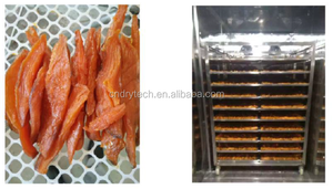 Máy bơm nhiệt khay loại thịt khô máy giật Snack thực phẩm nước dehydrator - Product Image 6