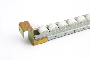 प्रवाह शेल्फ विधानसभा के लिए ट्रैक प्लास्टिक पहिया रोलर ट्रैक - Product Image 4