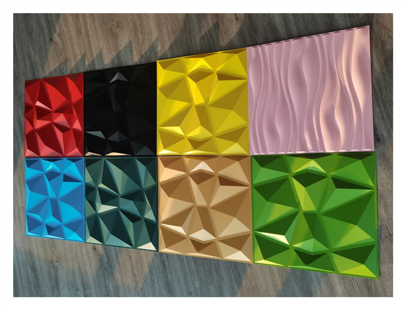 China Factory Indoor Panel De Pared 3D Wall Panel Wallpaper Wall Coatings Home Decoration 3d pvc wall panel