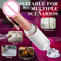 Großer Realistischer Dildo Automatische Sexmaschine für Frauen und Weibliche Masturbation Liebesmaschine Dildo mit Starker Saugkraft