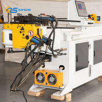 Máquina Dobladora de Tubos Hidráulica CNC Automática RS-38NC, Máquina Dobladora de Tubos Cuadrados de Acero Inoxidable para la Industria del Mueble