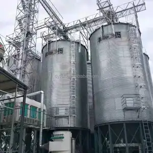 Great Capacity Easy Installation Wheat Paddy Corn Used For Agriculture Grain Hopper Bottom Silo