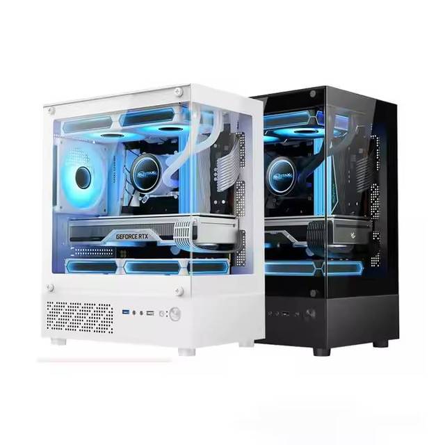 New Design Gaming PC Cabinet Vertical CPU Casing with Micro ATX Motherboard Support