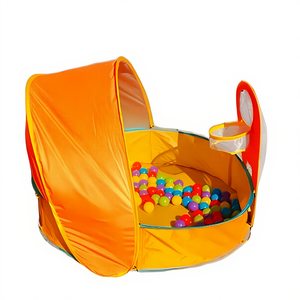 Tienda de juegos de playa para niños de color amarillo-verde, piscina de bolas divertida e interacción entre padres e hijos para el verano - Product Image 2