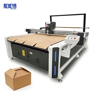 Cortador de cartón industrial para cartón corrugado de doble pared tipo A y C, tablero de nido de abeja de 45 mm, plotter de muestras, herramienta de corte en V REMEYA - Product Image 1