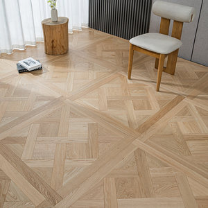 Panneaux de sol en bois de teck multicouche T&G Versailles, anti-bruit, anti-mites, certifiés REACH et FSC, qualité lisse ABCD, 12 mm et 18 mm, pour salon - Product Image 2