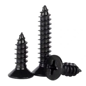 Black 304 Stainless Steel Phillips Countersunk Self Tapping Screws Metric Grade 8 For Metal Construction - Product Image 3