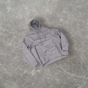 Vente en gros de sweats à capuche pour hommes en molleton lourd de 450 g/m², surdimensionnés, personnalisés, 100 % coton, motif lettres - Product Image 4
