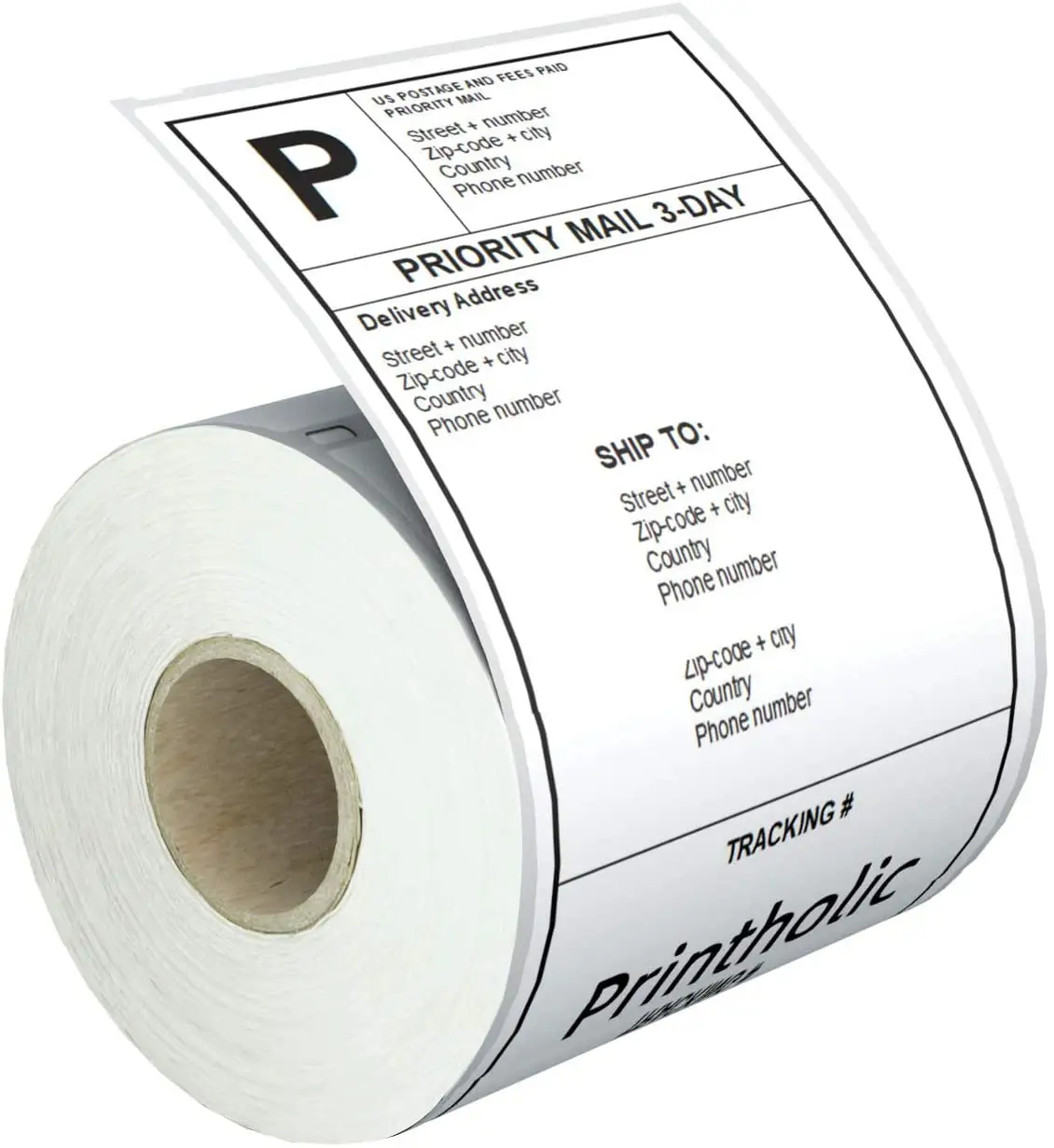 Waybill-pegatinas térmicas de papel A6, etiquetas de envío, 6x4, 100x150, venta al por mayor de fábrica