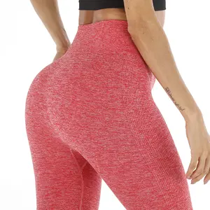 Yeni özel en çok satan moda nefes dikişsiz atletik spor Yoga spor tayt kadınlar sıkı spor yüksek bel pantolon