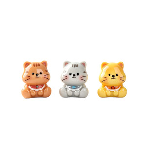 Figuras de Gatitos de Resina Cai Tai, Mini Decoración Animal para Escritorio y Adorno Interior de Coche - Product Image 5