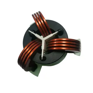 Alambre de cobre de alta calidad, inductor trifásico de 5MH, alta corriente, 64x39x25, choke de núcleo magnético