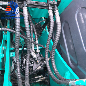 Excavatrice compacte d'occasion Kobelco SK75-8 de 7 tonnes, capacité de montée de 70 %, vitesse de déplacement de 5,3 km/h, cabine confortable, utilisation facile, équipement de terrassement - Product Image 5