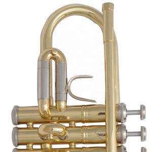 Trompette laque or de haute qualité, instruments en laiton de haute qualité pour lecteur <span class=keywords><strong>professionnel</strong></span> - Product Image 5