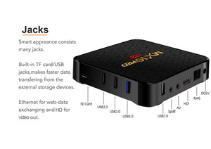 <span class=keywords><strong>2020</strong></span> omikai vente chaude boîte de télévision 4go 64gorom 3USB2.0 1USB Haute vitesse 3.0 meilleure boîte de télévision android - Product Image 6