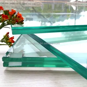 建筑玻璃墙用高强度透明反射层压钢化钢化玻璃价格