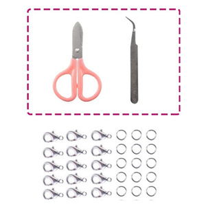 Kit de perles de verre 2mm 4mm, perles acryliques lettres, fournitures de fabrication de bijoux DIY, accessoires d'artisanat, ensemble multicolore - Product Image 4