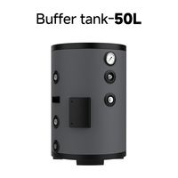 Meilleure Vente : Réservoir de Stockage d'Eau Chaude Électrique en Acier Inoxydable 100L-500L avec Chauffage 2-3kW pour Pompe à Chaleur Air-Eau