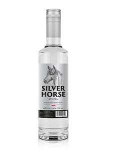 Polaco de plata caballo vodka de vidrio personalizado botellas de empaquetado vodka sabores bebidas alcohólicas espíritu - Product Image 2