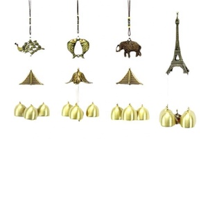 Nouveau carillon éolien en alliage <span class=keywords><strong>de</strong></span> cuivre pastoral décoration suspendue bouddhiste pour la maison porte <span class=keywords><strong>jardin</strong></span> cloche en métal ornement suspendu décoratif - Product Image 5