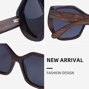 Gafas de Sol Unisex de Alta Moda 2023, Personalizadas con Protección UV400, Gafas de Sol de Madera para Hombre y Mujer - Product Image 4