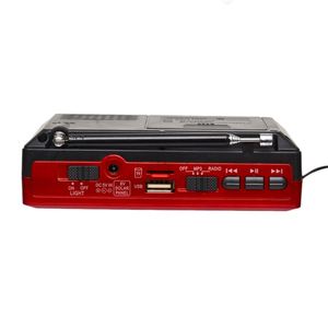 Directo de fábrica, Radio portátil recargable con reproductor de MP3 9 Banda Am Fm SW, hecho de plástico duradero - Product Image 2