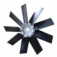 Ventilateur axial à plaque carrée PAG P5 avec pales réglables pour unité de condensation de réfrigérateur
