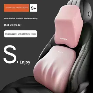 Cojín trasero para reposacabezas de coche, <span class=keywords><strong>almohada</strong></span> trasera, accesorios de Interior de coche de oficina, <span class=keywords><strong>almohada</strong></span> de espuma viscoelástica para el cuello, soporte Lumbar <span class=keywords><strong>Cervical</strong></span> - Product Image 2