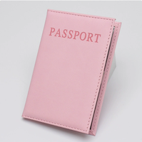 Porte-passeport et porte-cartes en cuir PU, avec porte-billets, portefeuille et étui de protection pour passeport