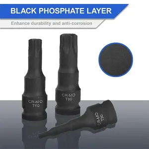 Juego de 8 Puntas de Impacto Hexagonales y Torx con Tratamiento Térmico - Product Image 4