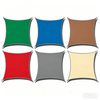 Voile d'ombrage personnalisée en HDPE durable, imperméable et anti-UV pour jardin, cour, plage et grands espaces