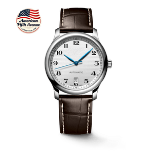 Montre de sport minimaliste de luxe pour homme, bracelet en cuir véritable, étanche 30 m, chronomètre à aiguilles, cristal saphir, acier inoxydable - Product Image 1