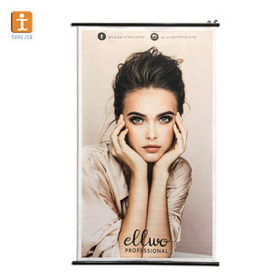 <span class=keywords><strong>Image</strong></span> de <span class=keywords><strong>dessin</strong></span> personnalisée élément quadratique mural affiche de rouleaux bannières de défilement suspendues publicitaires avec tige en alliage - Product Image 4