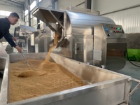 Machine de torréfaction et de séchage rotative électrique à tambour pour céréales, graines, fèves de cacao, grains de café, châtaignes, cacahuètes et noix