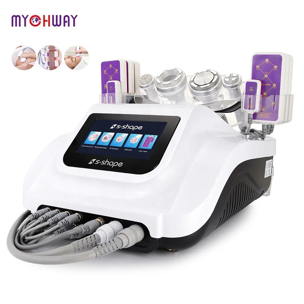 OEM 30k Cavi LED 160MW Lipo Body Slimming RF EMS Vacuum Cavi Machine S Shape