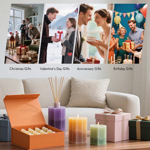 Blocs de cire de soja personnalisés 2025, non toxiques, excellents pour la fabrication de bougies, cadeaux de Noël - Product Image 4