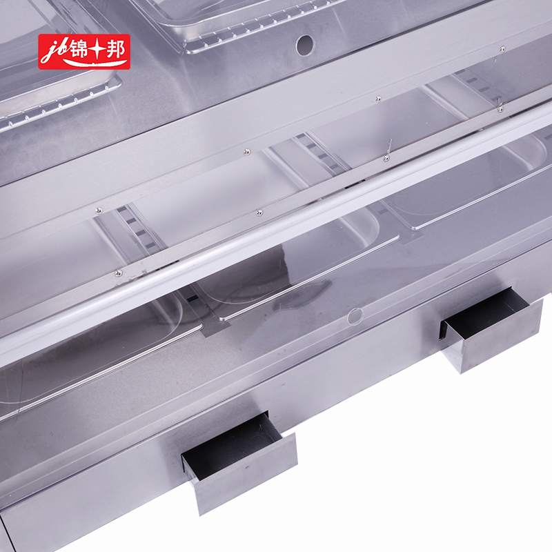 industrial snack display warmer