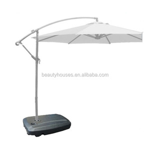 Garden Patio Umbrella <strong>Base</strong> Plastic <strong>Weighted</strong> Stand Plastic Water Filled Umbrella <strong>Parasol</strong> <strong>Base</strong> with Wheel Universal Offset Outdoor - Product Image 6