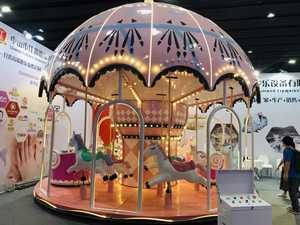 Chevaux de carrousel électriques haut de gamme, manège extérieur pour enfants et adultes, vente en gros disponible - Product Image 6