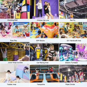 Aire de jeux intérieure commerciale pour adultes et enfants, parc d'aventure sportif avec <span class=keywords><strong>trampoline</strong></span> pour centre commercial - Product Image 3