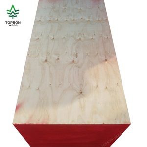 Chất lượng tốt nhất 18mm thông <span class=keywords><strong>Veneer</strong></span> ván ép với sơn phun màu đỏ trên cạnh giá thấp - Product Image 1