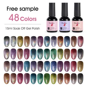 Rainbow Cat Eye Esmaltes Nails Supplies Salon Korean 15ml 9d Magnetic Gel Polish