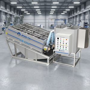 Système de filtration des eaux usées ASD-3300 2500L/h 380V, équipement de traitement des eaux industrielles - Product Image 1
