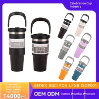 Grande Tasse Isotherme Portable Grande Capacité en Acier Inoxydable 304 avec Paille pour Enfants et Bureau – Idéale pour le Sport et la Voiture